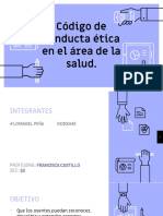 Código de Conducta Ética en Área de La Salud.