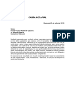 Carta Notarial Daños