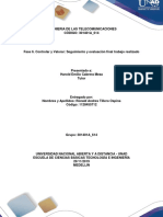 81 Fase 6 Controlar y Valorar Seguimiento y Evaluación Final Trabajo Realizado Ronald Andres Tillero Ospina Individual