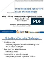 Keynote Speech: Current Issues and Challenges On Food Security by Jay Variyam