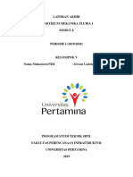 Modul 8 Praktikum Mekanika Fluida 1 - Givson Gabriel - Universitas Pertamina