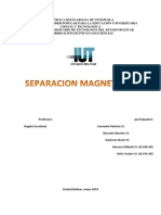 Separación Magnética