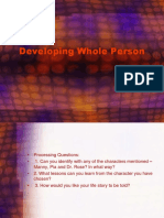 Developing Whole Person