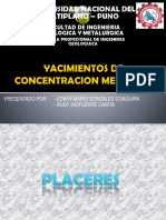 Yacimientos de Concentracion Mecanica PDF