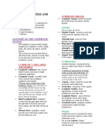 Lymphatic System and Immunity