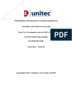 UNITEC S2 - Tarea No 2 Investigación Sobre Las NIIF y PCGA