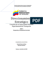 Prospectiva y Perspectiva Curricular de La Universidad Del Transporte