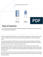 Types of Capacitor and Their Construction PDF