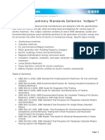 Table of IEEE Standards and Descriptions