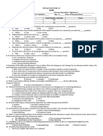 12 Diagnostic Exam 2nd Quarter