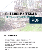  Stone and Concrete Masonry