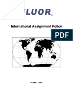 Fluor Corp International Assignment Policy 2009 PDF