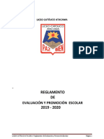 Reglamento de Evaluacion 2019-2020 PDF