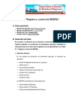 Taller 4 "Registro y Control de RESPEL"