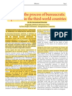 Movimiento Popular de Peru (Peru People's Movement), Peru People's Movement, Notes On The Process of Bureaucratic Capitalism in The Third-World Countries