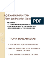 Aqidah Ruhaniyah Aik 2