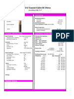 RG-213 Datasheet