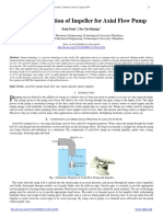 Axial Pump Impeller Design