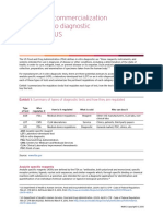 White Paper - Pathway To Commercialization For An in Vitro Diagnostic (IVD) in The US