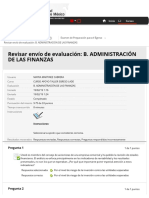 B. ADMINISTRACIÓN DE LAS FINANZAS Intento 1 PDF