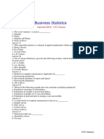 405d - Business Statistics