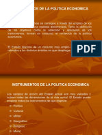 Instrumentos de Política Económica