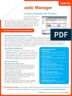 Idera Datasheet SQL Diagnostic Manager Spanish PDF