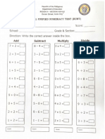 Numeracy Test 