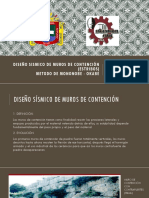 Diseño Sísmico de Muros de Contención