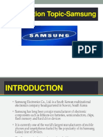 Presentation On Samsung