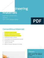 CE-121 Civil Engineering Materials Lecture 4