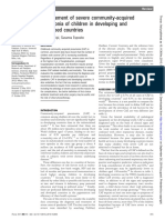 Management of Severe Community-Acquired Pneumonia of Children in Developing and Developed Countries