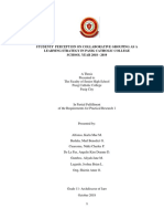 Students' Perception On Collaborative Grouping As A Learning Strategy in Pasig Catholic College SCHOOL YEAR 2018 - 2019