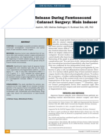 Prostaglandin Release During Femtosecond Laser-Assisted Cataract Surgery: Main Inducer