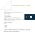 Angles Using Bearing and Distance