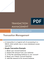 Transaction Management