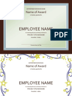 Powerpoint Certificate of Appreciation