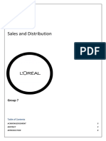 Loreal Distribution Channel