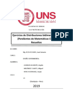 Ejercicios de Distribuciones Bidimensionales (Pendientes de Matemáticas CCSS) - Resueltos