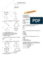 Summative Test #1 Grade 6 3rd Quarter