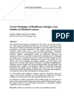 Green Strategies of Healthcare Design: Case Studies of Medical Centers