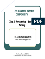 Class 2: Servomotors - Basics & Working: Ice 3015: Control System Components