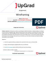 Wireframe+Prototype - DO TODAY