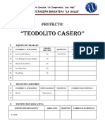 Teodolito Casero Informe