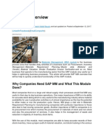 SAP MM Overview R3