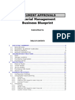 Material Management Business Blueprint: Document Approvals