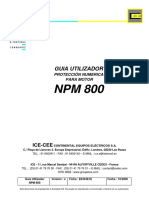 Manual Utilización Rele NPM800