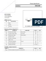 Silicon NPN Power Transistors: Savantic Semiconductor Product Specification