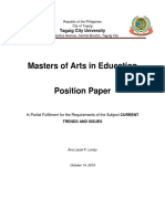 Position Paper