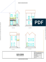 Elevations: Front Elevation East Elevation